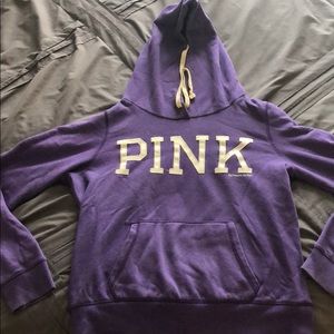 PINK sweatshirt in purple